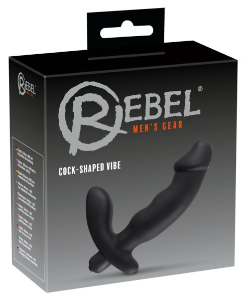 Rebel Cock-Shaped Vibe: Prostata-Vibrator, schwarz - vergleichen und g&uuml;nstig kaufen
